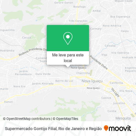 Supermercado Gontijo Filial mapa