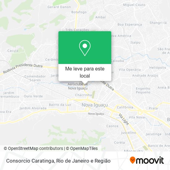 Consorcio Caratinga mapa