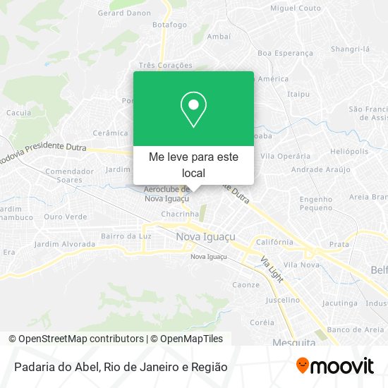 Padaria do Abel mapa