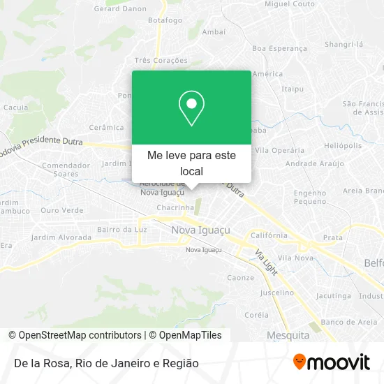 De la Rosa mapa