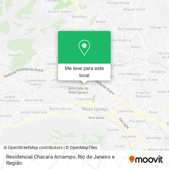 Residencial Chacara Arcampo mapa