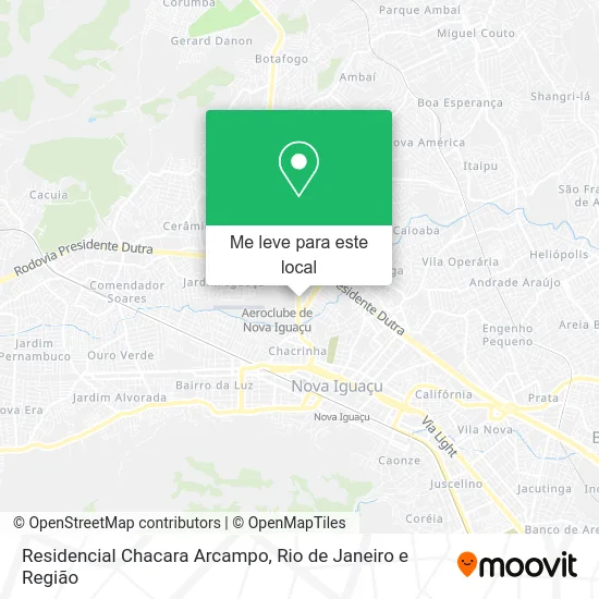 Residencial Chacara Arcampo mapa
