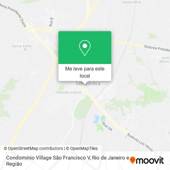 Condomínio Village São Francisco V mapa