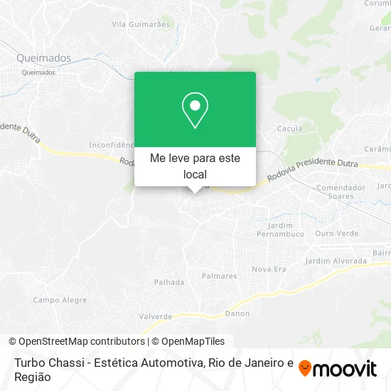 Turbo Chassi - Estética Automotiva mapa