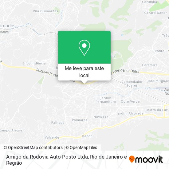 Amigo da Rodovia Auto Posto Ltda mapa