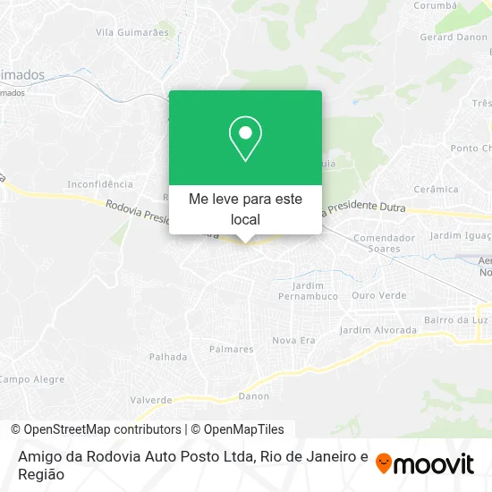 Amigo da Rodovia Auto Posto Ltda mapa