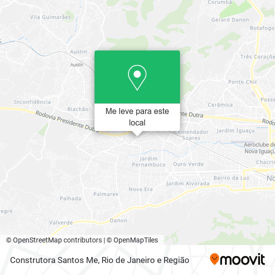 Construtora Santos Me mapa