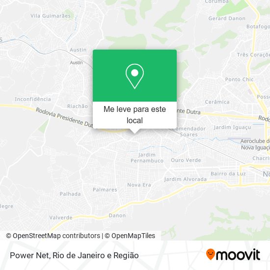 Power Net mapa