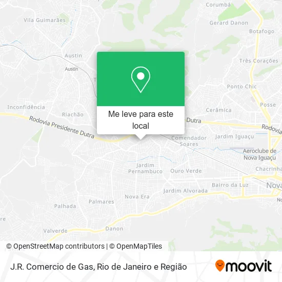 J.R. Comercio de Gas mapa