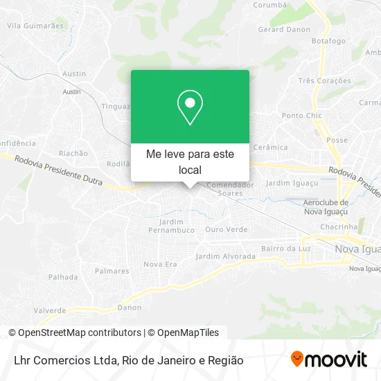 Lhr Comercios Ltda mapa