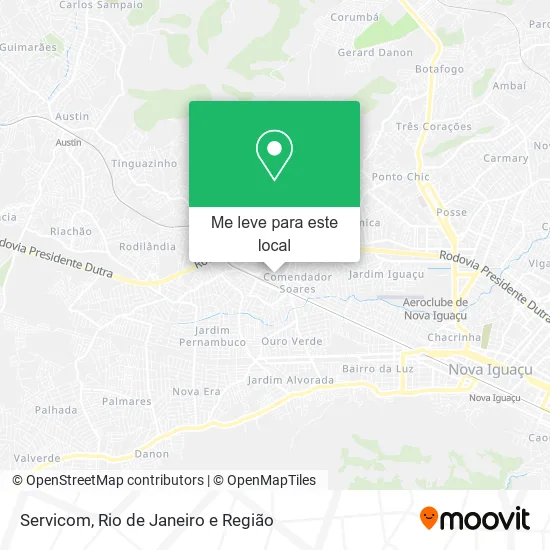 Servicom mapa