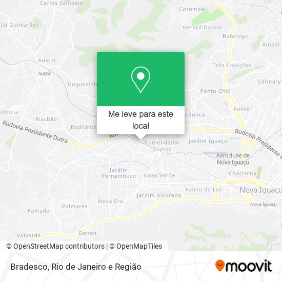 Bradesco mapa