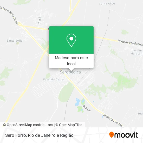 Sero Forró mapa