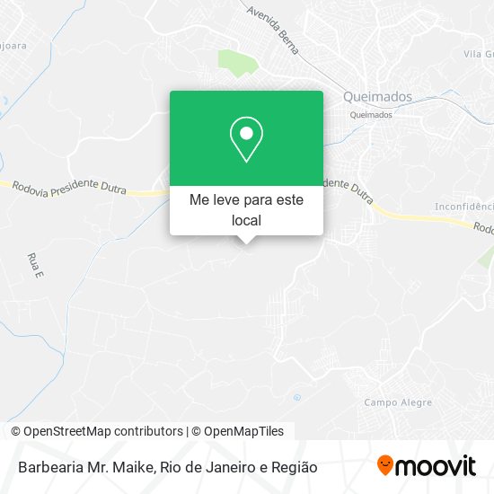 Barbearia Mr. Maike mapa