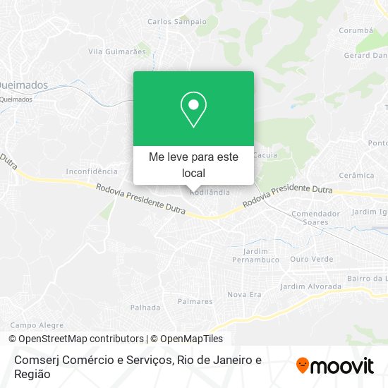 Comserj Comércio e Serviços mapa