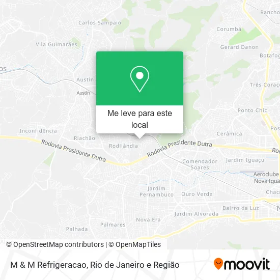 M & M Refrigeracao mapa