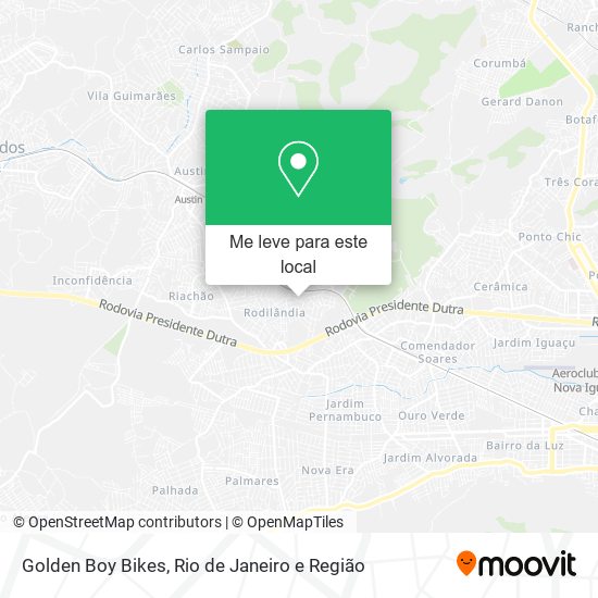 Golden Boy Bikes mapa