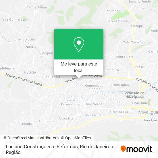 Luciano Construções e Reformas mapa