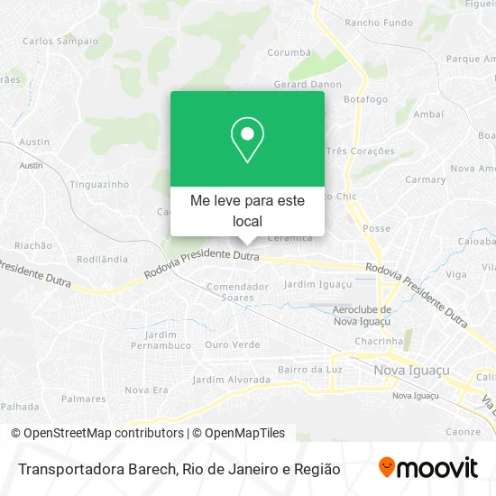 Transportadora Barech mapa