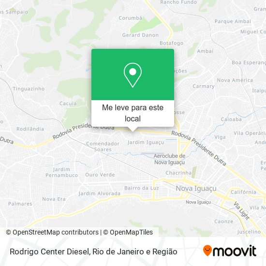 Rodrigo Center Diesel mapa