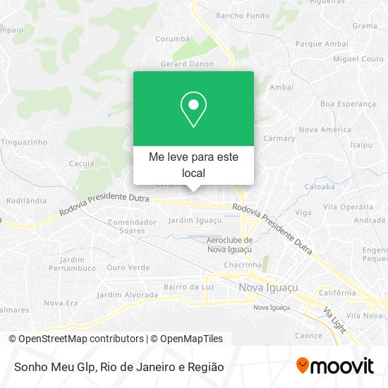 Sonho Meu Glp mapa