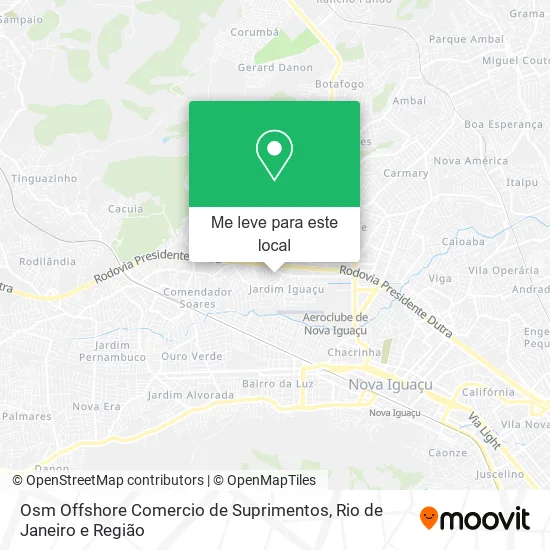 Osm Offshore Comercio de Suprimentos mapa