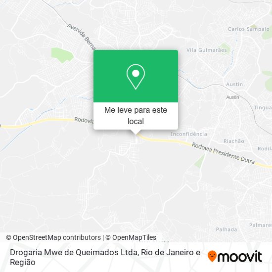 Drogaria Mwe de Queimados Ltda mapa