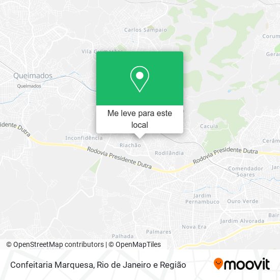 Confeitaria Marquesa mapa