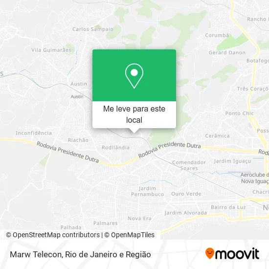 Marw Telecon mapa