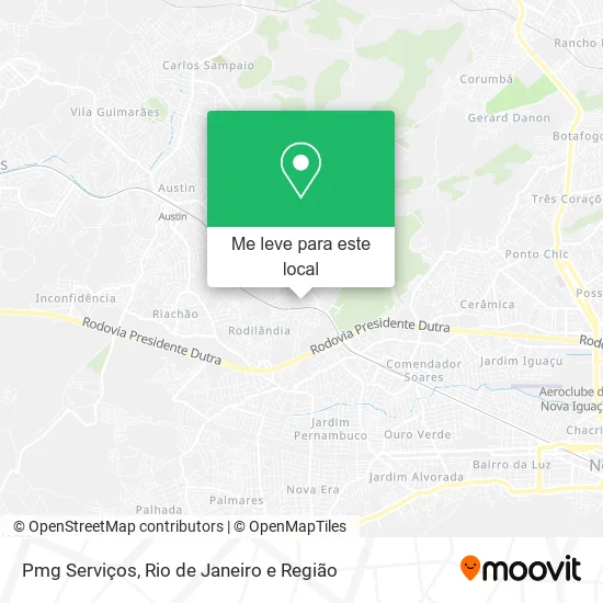 Pmg Serviços mapa