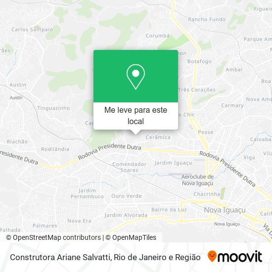 Construtora Ariane Salvatti mapa