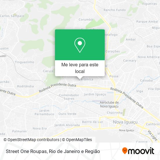 Street One Roupas mapa