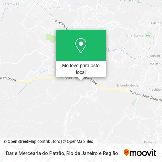 Bar e Mercearia do Patrão mapa