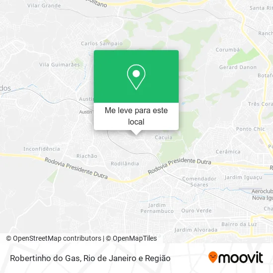 Robertinho do Gas mapa