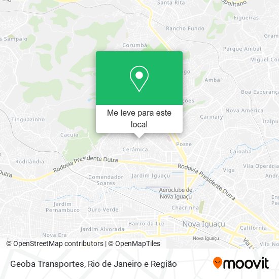 Geoba Transportes mapa