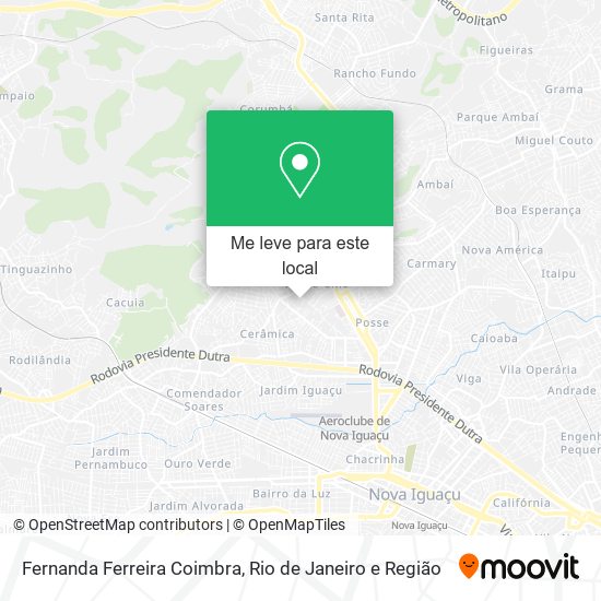 Fernanda Ferreira Coimbra mapa