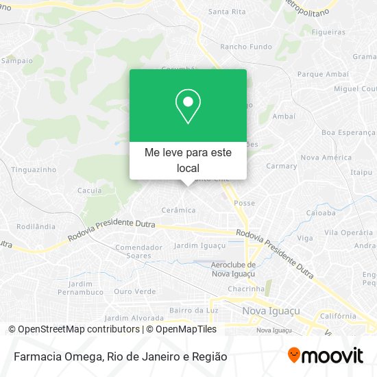 Farmacia Omega mapa