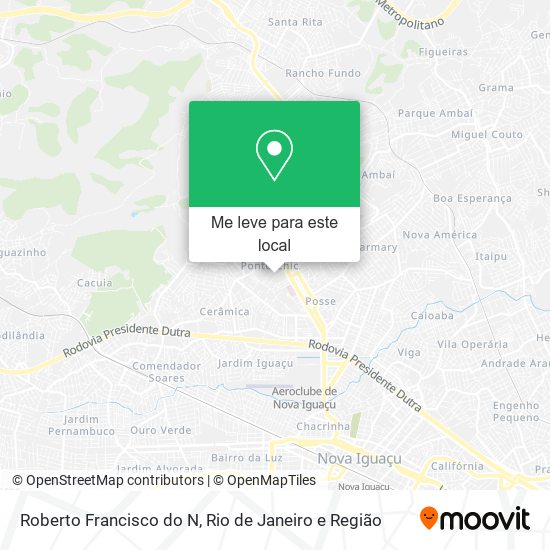 Roberto Francisco do N mapa