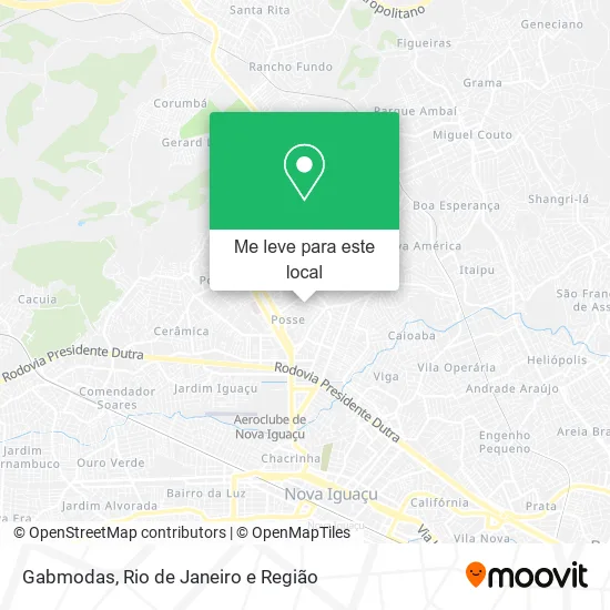 Gabmodas mapa
