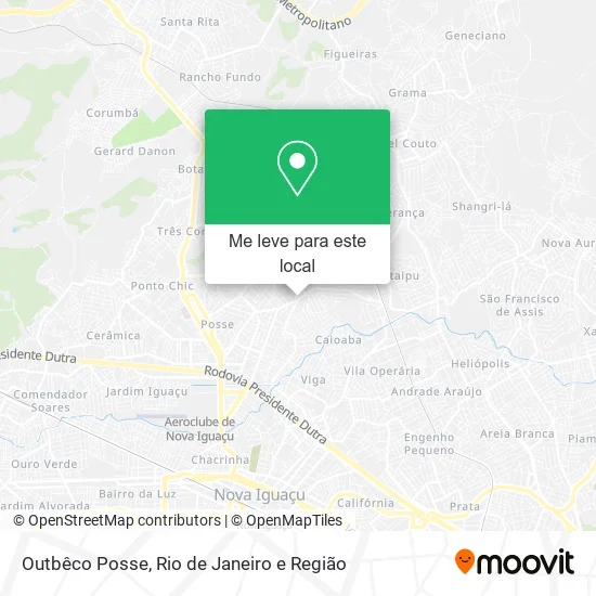 Outbêco Posse mapa