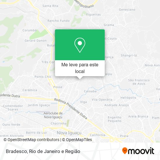 Bradesco mapa