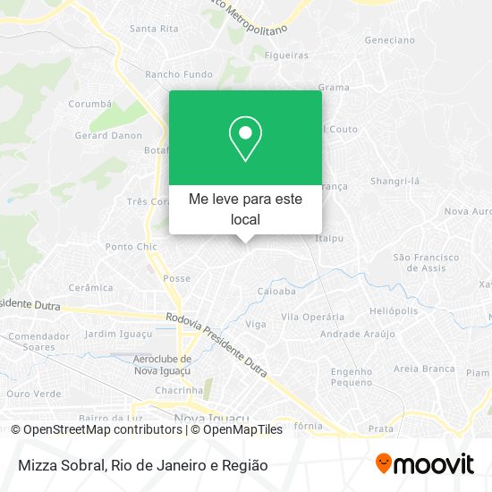 Mizza Sobral mapa