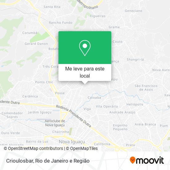 Crioulosbar mapa