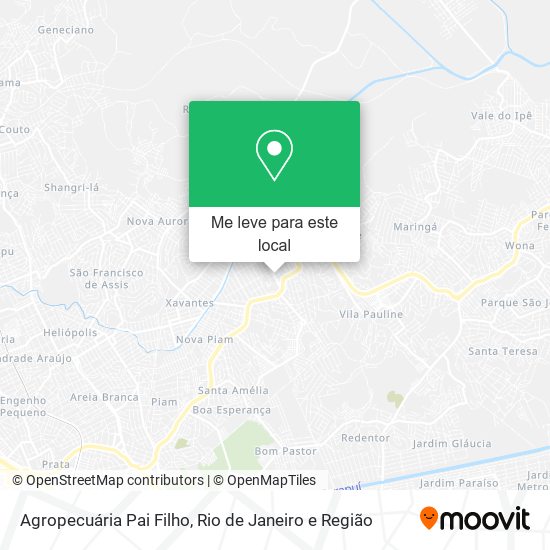 Agropecuária Pai Filho mapa