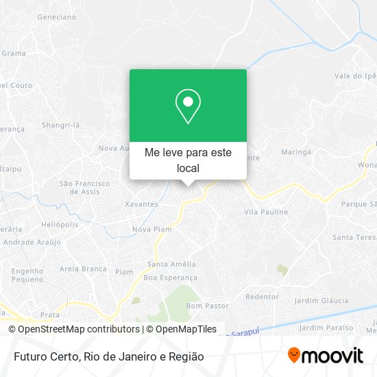 Futuro Certo mapa