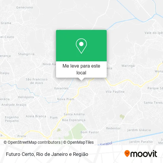 Futuro Certo mapa