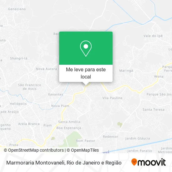 Marmoraria Montovaneli mapa