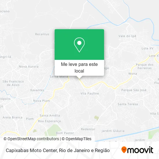 Capixabas Moto Center mapa