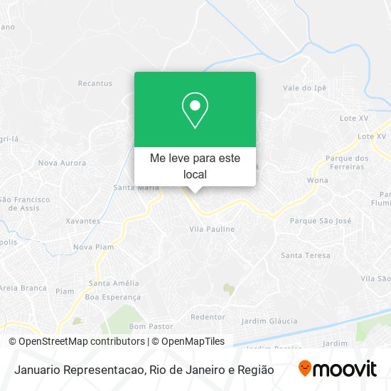 Januario Representacao mapa