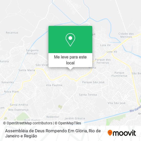 Assembléia de Deus Rompendo Em Glória mapa